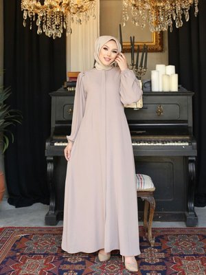 Medine İpeği Balon Kollu Mevlana Ferace