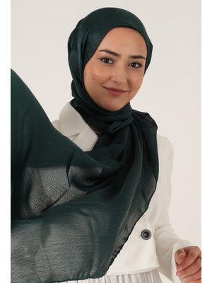 Koyu Zümrüt Janjan Şal