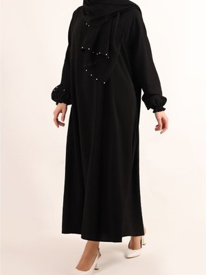 İncili Elbise Ve Şal Eşarp Seti (36 Beden)