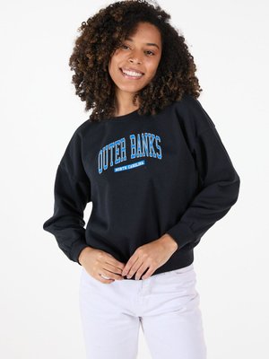 Düz Bisiklet Yaka Siyah Sweat Düz Bisiklet Yaka Siyah Sweat