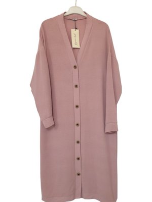 Ayrobin Kumaş Düğmeli Hırka