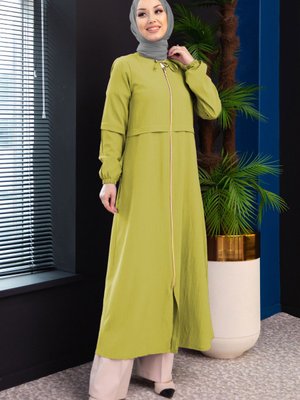 Düz Orta Yeşil Kap