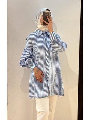 Bolan Kol Cizgili Gömlek