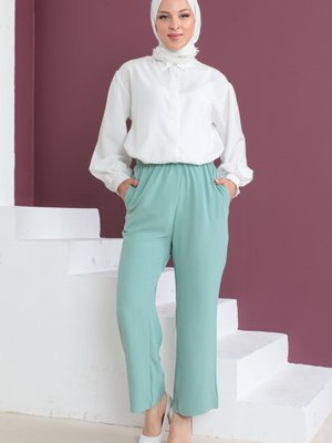 Cepli Ayrobin Pantolon Su Yeşili Cepli Ayrobin Pantolon Su Yeşili