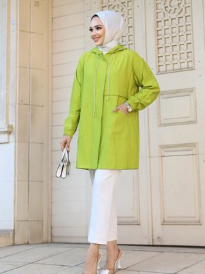 İnce Ceket Kap Fıstık Yeşili