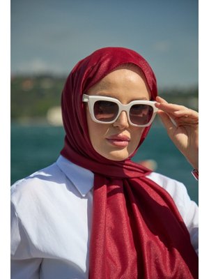 Diaz Bordo Krep Şal Diaz Bordo Krep Şal