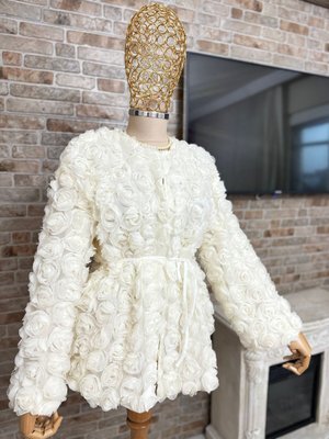 Flowers Güllü Tül Ceket