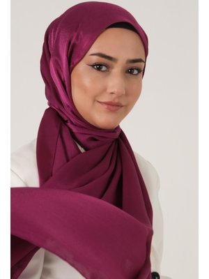 Koyu Fuşya Janjan Şal