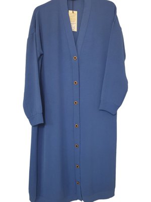 Ayrobin Kumaş Düğmeli Hırka