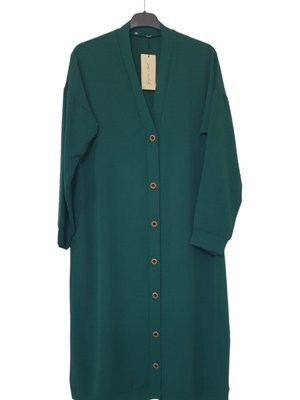 Ayrobin Kumaş Düğmeli Hırka