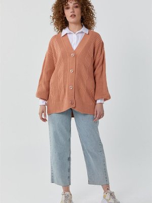 Desenli Somon Hırka