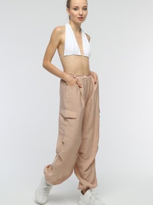 Vizon Kargo Cepli Lastikli Spor Pantolon Vizon Kargo Cepli Lastikli Spor Pantolon