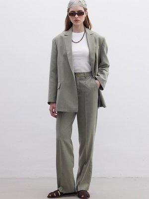 Naturel Straıght Pantolon Yeşil Naturel Straıght Pantolon Yeşil