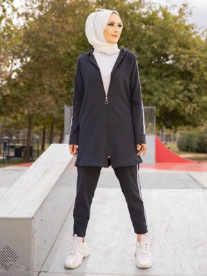 Lacivert İkili Eşofman Takımı