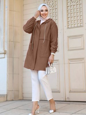 İnce Ceket Kap Kahverengi
