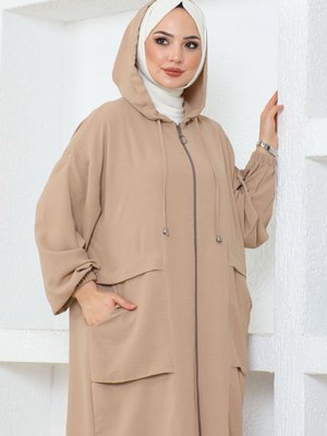 Kadın Kapişonlu Aerobin Tesettür Kap