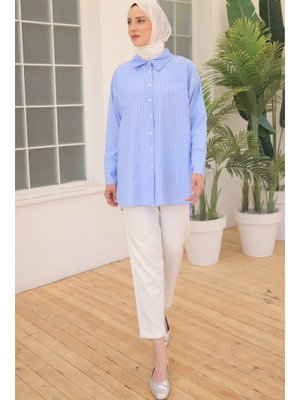 Mavi Çizgili Gömlek