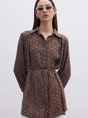 Viskon Retro Tarz Gömlek Daısy