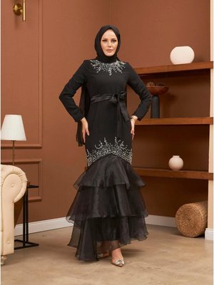 Feride Abiye Elbise Siyah Feride Abiye Elbise Siyah