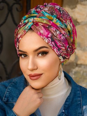 Şarabi Desenli Burgu Bone