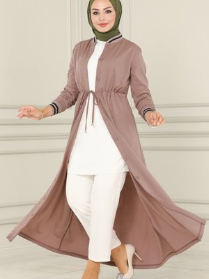 Vizyon Beli Bağcıklı Ferace Vizyon Beli Bağcıklı Ferace