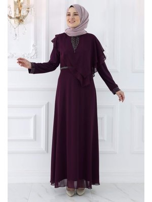 Mürdüm Rana Abiye Elbise