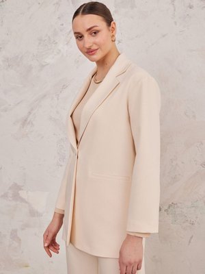 Tek Düğme Rahat Kesim Ceket