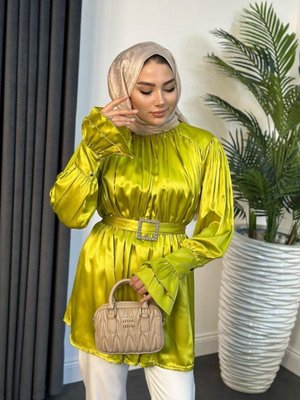 Zümra Tunik Yağ Yeşili