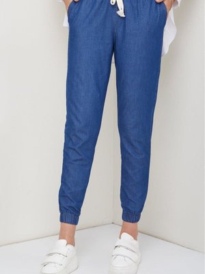 Jogger Kot Pantolon Koyu Mavi Jogger Kot Pantolon Koyu Mavi