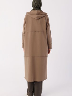 Açık Kahve Büyük Beden Penye Hırka Açık Kahve Büyük Beden Penye Hırka