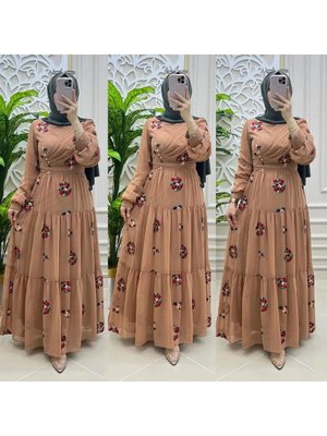 Sıfır Yaka Triko Elbise