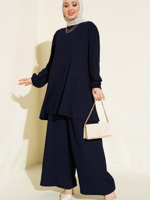 Lacivert Tunik Pantolon Alt Üst Takım Lacivert Tunik Pantolon Alt Üst Takım