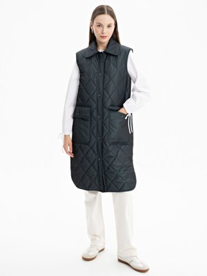 Kapitone Cep Detaylı Yelek Kapitone Cep Detaylı Yelek