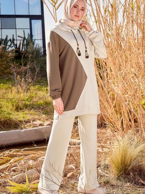 Kapüşonlu Pantolonlu Eşofman Takım