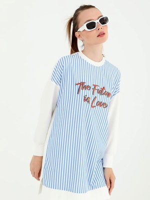 Ekru Önü Poplin Sweat Ekru Önü Poplin Sweat