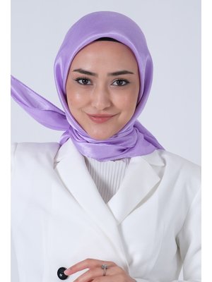 Koyu Lila Janjan Eşarp