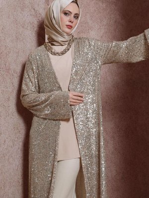 Pul Payetli Ceketli Tunik