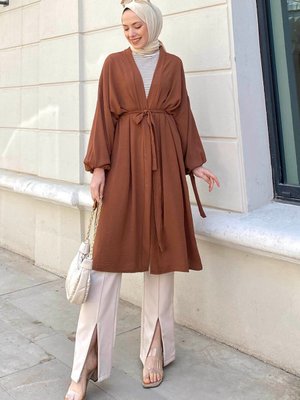 Kol Bağcık Detaylı Kimono