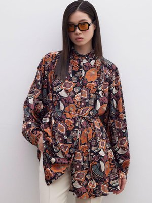 Viskon Tarz Gömlek Retro