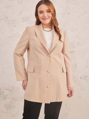 Üç Düğme Mono Ceket