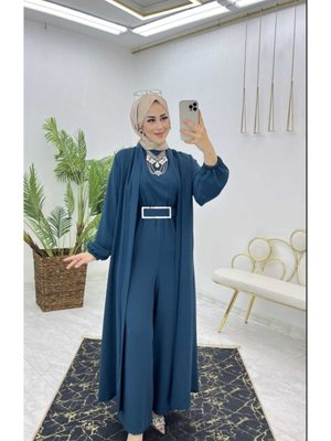 Fulya Kemerli Tulum Premium Abaya Takım