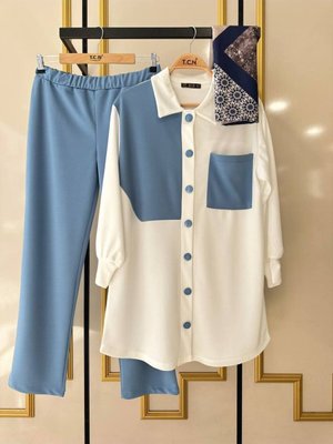 Tek Cepli Gömlek Pantolon Takım Tek Cepli Gömlek Pantolon Takım