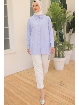 Mavi Çizgili Gömlek