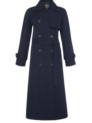 Rüzgarlık Detaylı Kruvaze Kapama Trençkot Rüzgarlık Detaylı Kruvaze Kapama Trençkot