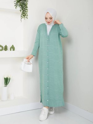 Tüylenmez Tam Boy Hırka Soğuk İplik Merserize