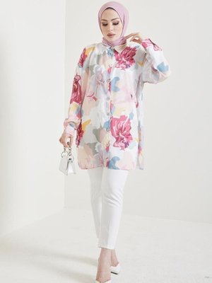 Desenli Gömlek Gül Kurusu