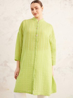 Patı Çiçek Işlemeli Tunik