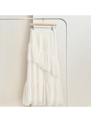 Fırfırlı Şifon Etek