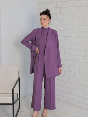 Açık Mor Ceketli Tulum Açık Mor Ceketli Tulum