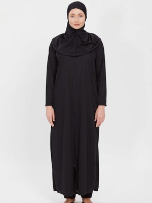 Tek Parça Fermuarlı Namaz Elbisesi Tek Parça Fermuarlı Namaz Elbisesi